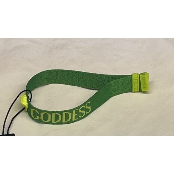 Versace Goddess Medusa Ribbon Bracelet GREEN - Picture 8 of 11